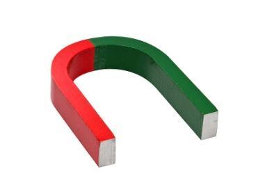 Magnetismus Magnete können andere Dinge anziehen, wenn diese aus Eisen, Nickel oder Kobalt bestehen. Jeder Magnet hat zwei Pole: den Nordpol (rot) und den Südpol (grün).