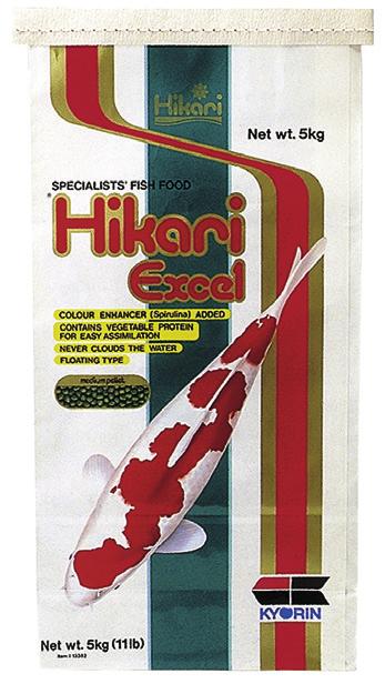 Das Koifutter von Hikari sorgt durch seine hohe Qualität dafür, dass die Koi optimal versorgt werden. Es ist sowohl als Alleinfutter zur täglichen Fütterung, als auch als Zusatzfutter einsetzbar.