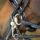 and throat lash strapped by snap hook / Cream stitching / Sold without reins lacquered cutting, padded with soft leather / Anatomic and lacquered browband, padded with black
