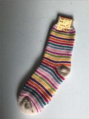 Erwachsene Socken mit Plüsch Art. 016E RAINBOW-WARRIOR.