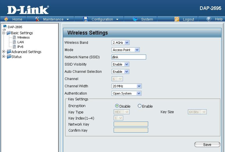 Passare a Impostazioni di base > Wireless per configurare le impostazioni wireless.