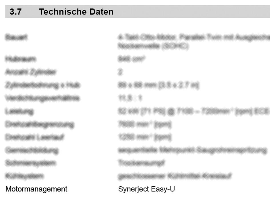 3 Beschreibung 3.3 Identifikation Synerject Motormanagement 3.3 Identifikation Synerject Motormanagement und Steuergerätetyp Information!