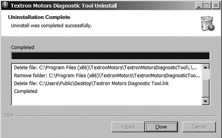 Diagnostic Tool Uninstall Textron Motors Diagnostic Tool.