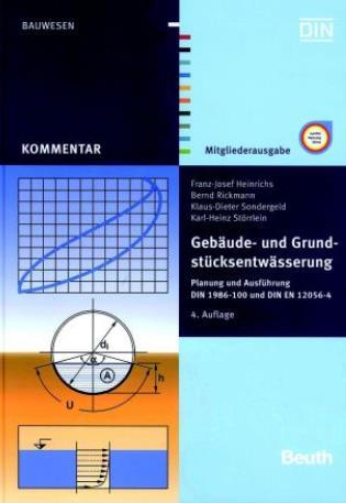 ÜBERFLUTUNGSNACHWEIS DIN 1986-100 ACHTUNG: Der Überflutungsnachweis gem.