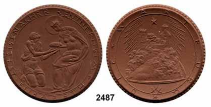 ..vz-prfr 35,- 2488 749 Freiberg, 1922 braun/weiß, 2x mit Golddekor Scheuch 749.a,d,n,q LOT 4 Stück im Originaletui...prfr 50,- 2489 753.