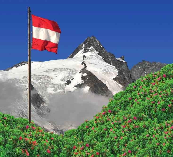 IX. Österreich Österreich Die Republik Österreich hat eine Fläche von etwa 84.000 km². Dort leben knapp 8,8 Millionen Einwohner. Die Hauptstadt ist Wien.