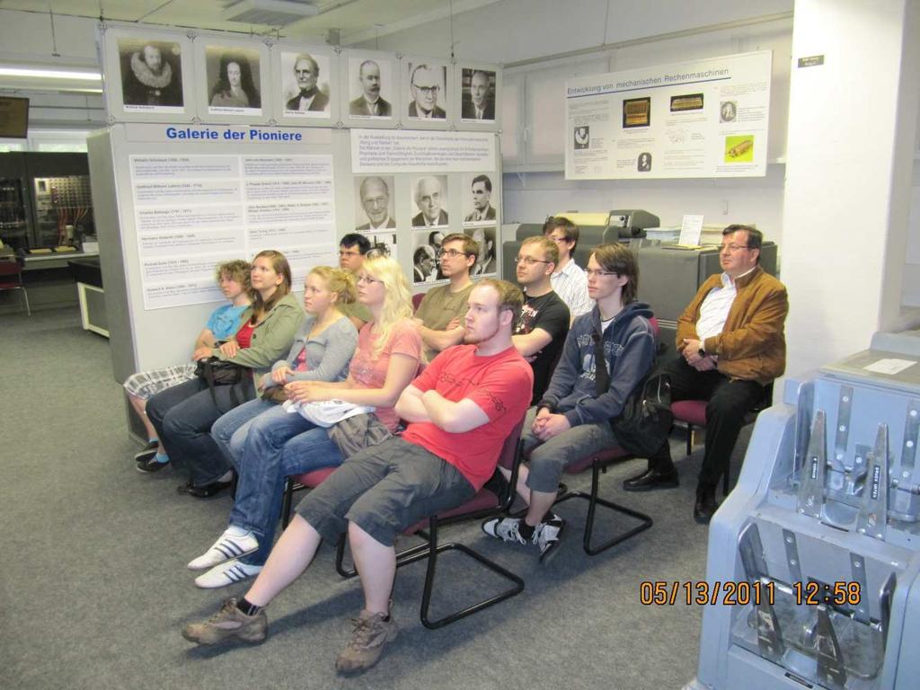 13. Mai Mitglieder der Gesellschaft für Informatik besuchen das Computermuseum Am 13.