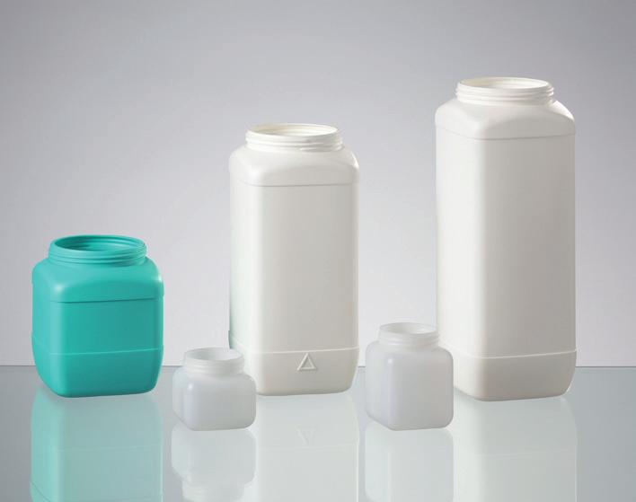injection-moulded jars are partially