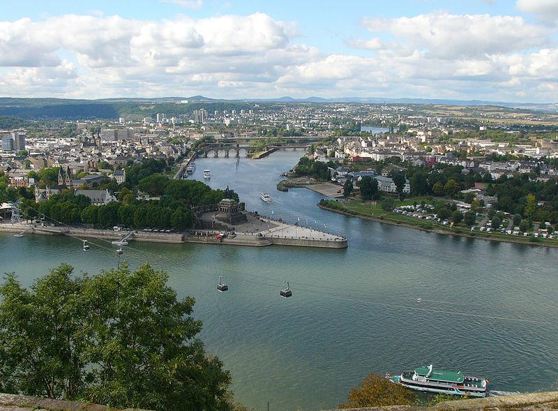 Geographie - Gewässer Frage für 200 Welcher Fluss bildet die Grenze von Rheinland- Pfalz im Osten?