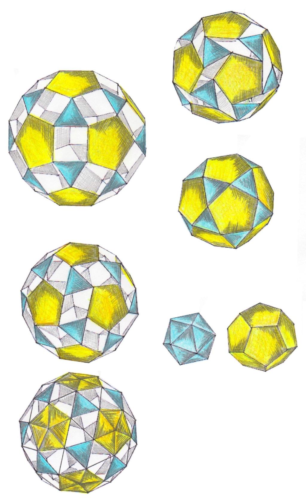 Das Dodecaedron simum, wie es Johannes Kepler nannte, ist ein Archimedischer Körper aus 12 regelmässigen Fünfecken