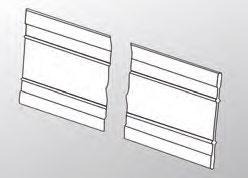 74 Schubladenunterteilungen Universalschiene Systemhöhe 100 mm aus Aluminium, eloxiert verwendbar mit Rasterleisten nach Mass 10 cm Universalschiene US