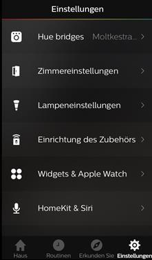 1.1.1 Einbinden in Philips Hue Bridge 0 Leuchtmittel hinzufügen