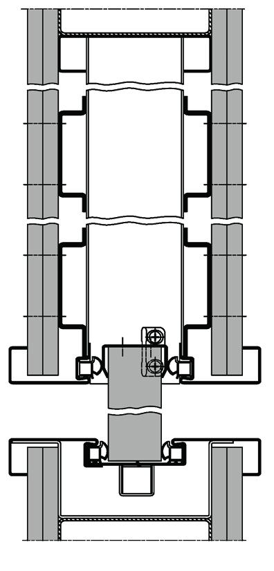 LÖSUNG: LineaCompact-DS Bei der Schiebetürzarge LineaCompact-DS steht keine störende Tür im Raum, was insbesondere bei beengten Platzverhältnissen wichtig ist.