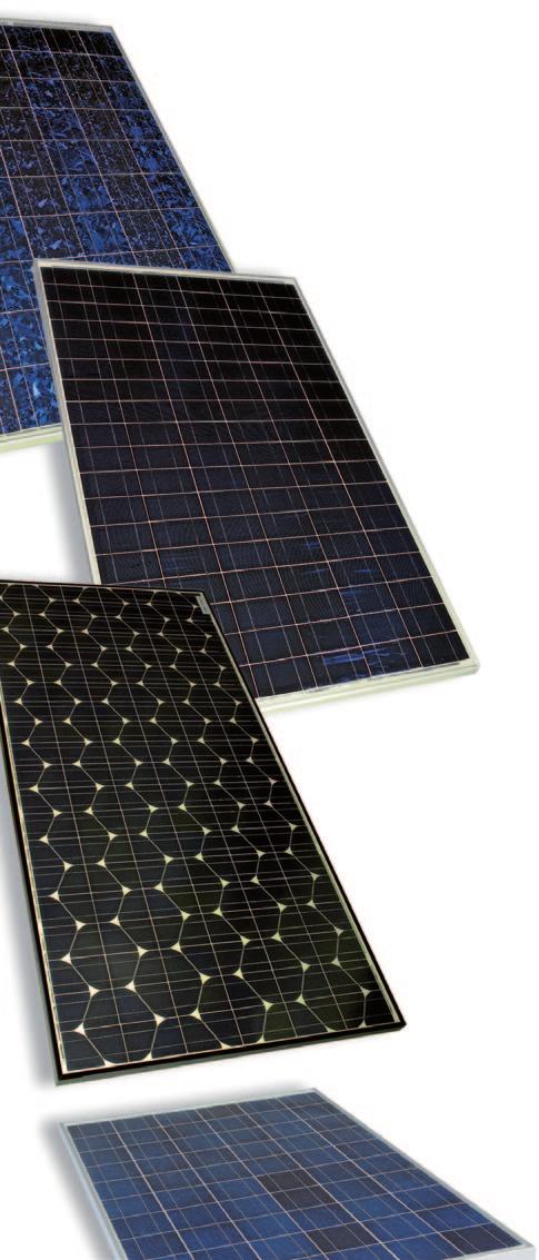 Strom Unsere Solarmodule hocheffizient und langlebig Solarmodule sind mitentscheidend für den Erfolg Ihrer Solarstromanlage.