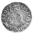 Juni 1585 erfolgte Verleihung des Ordens vom Goldenes Vlies an Erzherzog Karl wurde im Münzbild berücksichtigt: ab 1586 erscheint der große Wappenschild mit der Ordenskette behängt; auf den Grazer
