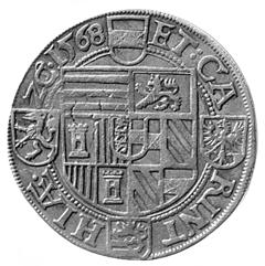 15 Halber Taler aus Klagenfurt 1586, 1587, 1589, 1590 Vs.: wie Nr. 14 Rs.