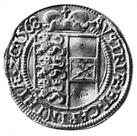 mit Erzherzogshut und Vlieskette ; von 1587 auch Dickabschlag im Doppeldukatengewicht; auch für 1593, 1594, 1595 wurde eine Dukatenprägung