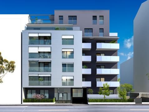 Die Erschließung der Wohnung erfolgt über ein innenliegendes Stiegenhaus. Ein Aufzug garantiert den barrierefreien Zugang zu allen Wohnungen.