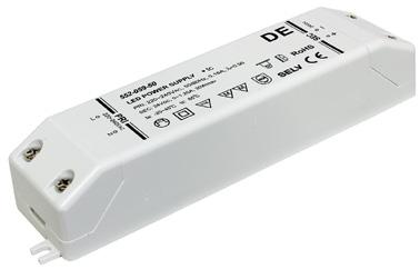 LED-Konverter Konstantspannung 24V-DC Die Länge der Profile und die Leistung der LED-Stripes sind massgebend für die Wahl des Konverters.