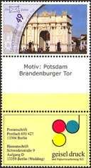 11. November 2004 - Erste Ausgabe "Potsdamer Ansichten" - MiNr 1/5 Kpl.