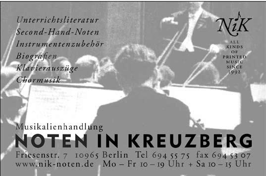 16 Berlin Berlin 17 17:00 Uhr Orgelkonzert Ekkehard Saretz Werke von Scheidt, Bach, Mendelssohn u. a.