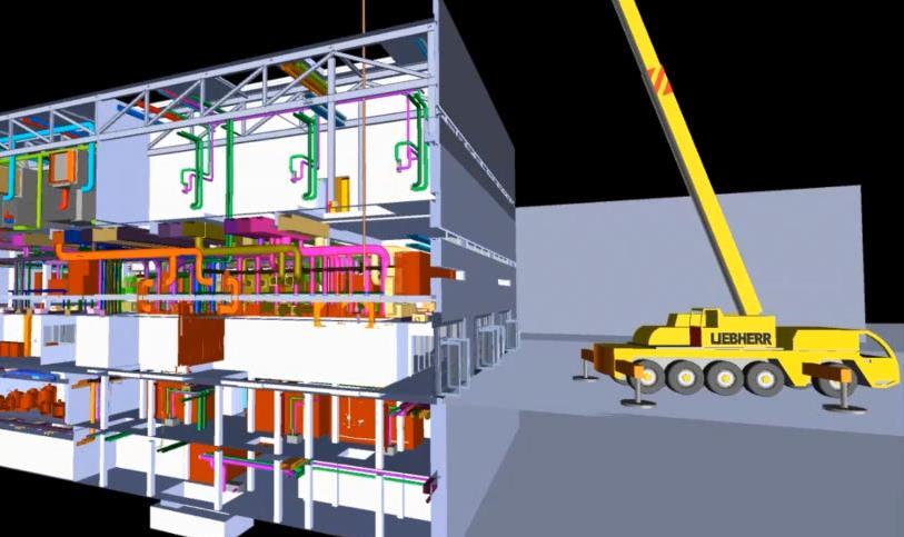 BIM-Modellanwendungen Bauablaufplanung und Baufortschrittsimulation (4D) Baufortschritt lässt sich besser