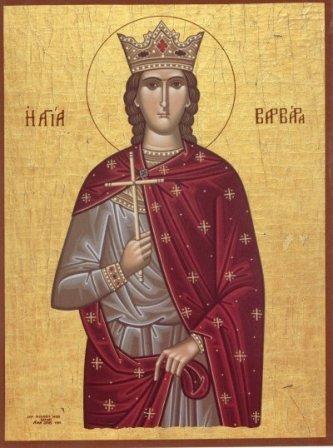 Namensväter Tochter des Christenhasser Heilige Barbara: Namenstag am 4. Dezember Barbara wurde im 3. Jahrhundert in Nikomedien, dem heutigen Ismid in der Türkei, geboren.