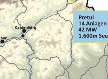 Windkraft in der Steiermark Ausbau 2016 Ausbau 2016 14 Windkraftwerke in der