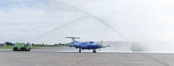 2013 Offizielle Übergabefeier von fünf PC-7 MkII an die Luftwaffe von Botswana am 8. Februar. Enthüllung des «Super Versatile Jet» am 21.