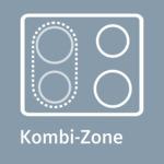 Die moderne Kombi-Zone für Strahlungskochstellen - für mehr Möglichkeiten beim Kochen.