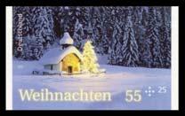 IIB 4 er 55c + 25c 3,20 2966 Weihnachtliche Kapelle 02.11.