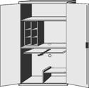 SCHREIBTISCHE HÖHENVERSTELLBAR ZUBEHÖR ROLLCONTAINER ECKSCHREIBTISCH AUFSATZ Sonoma Eiche*/Front. 26. 27. 80. 81. 85.