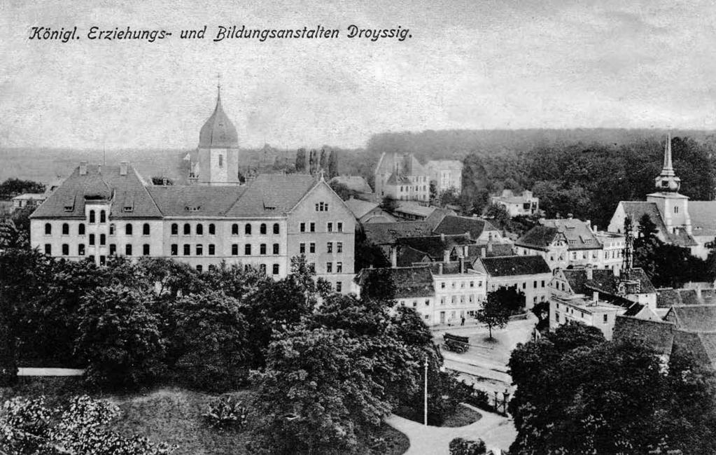 Unsere Schule gestern und heute für morgen Schon die von Fürst Otto-Viktor von Schönburg-Waldenburg im Jahr 1847 gegründeten Königlichen Erziehungs- und Bildungsanstalten Droyßig waren durch die