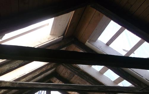 Die sichtbare Dachkonstruktion wurde beispielsweise nur trockeneisgestrahlt, um ihr charakteristisches Aussehen zu bewahren.