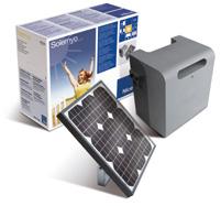 SOLEMYO SOLEMYO 24 V Solemyo ist ein System zur Solarenergieversorgung von Automationseinrichtungen für Tore, Garagentore und Straßenschranken, die nicht an das Stromnetz angeschlossen werden können.