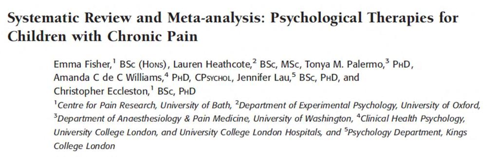 Evaluation von psychologischen Interventionen - ambulant Forschungsfrage Welche Therapieeffekte haben psychologische Interventionen verglichen mit