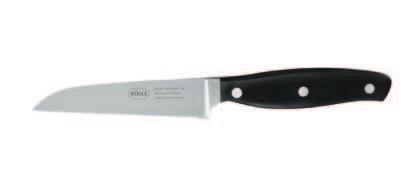 96701 Klingenlänge 13,0 cm, Gesamtlänge 23,0 cm Universalmesser 13 cm Vielseitig einsetzbares Messer mit mittelspitzer Klinge. Besonders gut geeignet zum Schneiden von Gemüse und Spicken von Fleisch.