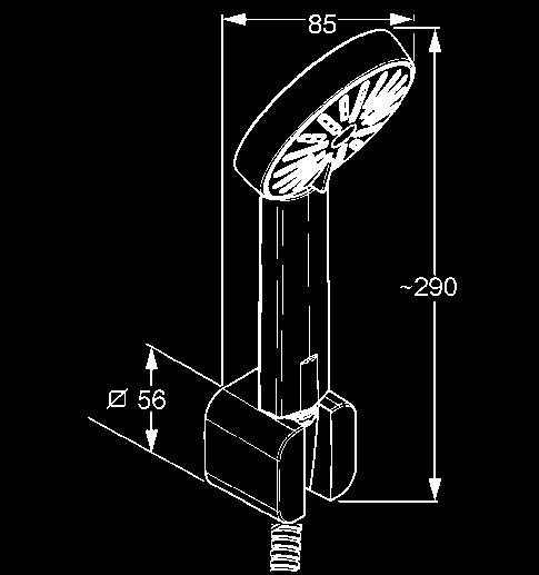 verchromt (B) Wannenbrausesets