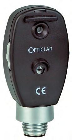 In Verbindung mit dem OPTICLAR Adapter REF: I5 5000099 kompatibel zu Handgriffen mit HEINE Dreikantverschluß.