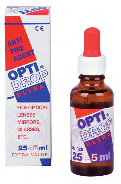 OPTIDROP ULTRA OPTIDROP ULTRA MEDICAL das preisgünstige Antibeschlagmittel Das neue Optidrop Antibeschlagmittel