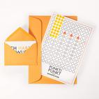 Umschlag, Minikarte, Mini-Umschlag, 24 Klebepunkte 30,00 5x 5-teiliges Set Design ADVENTSKALENDERKARTE Tannenbaum inkl.
