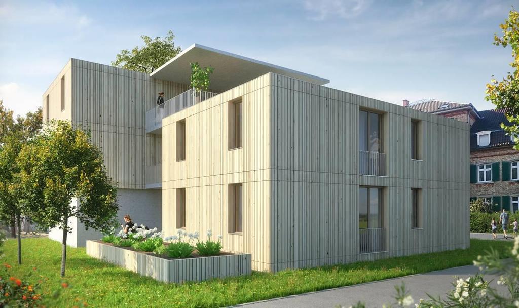 16 2.2. Module Konstanz, Bodensee Ein weiteres Wohnbauprojekt für Anschlussunterbringung wird aktuell in Konstanz umgesetzt.