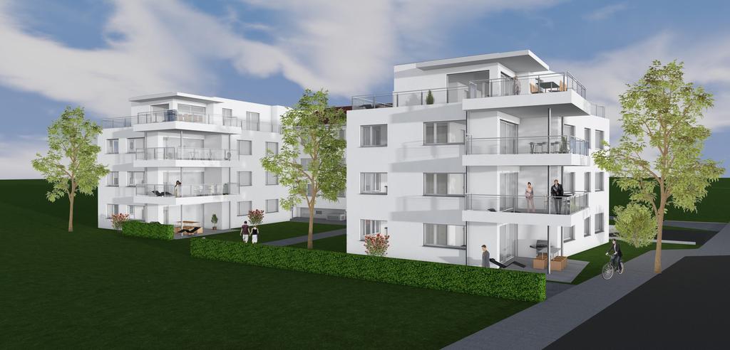 Erstvermietung von 8 attraktiven Wohnungen an der Auholzstrasse 25/27 in Sulgen Pro Geschoss befindet sich nur eine