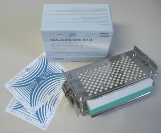 BAG-AutoCheck-Kit II / AutoCheck-Kit Mehrfach verwendbares System für den täglichen Bowie-Dick-Test, nach DIN EN ISO 11140-4 BAG-AutoCheck-Kit II Best.-Nr.