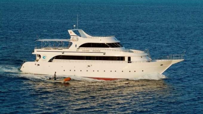 Das Schiff M/Y GOLDEN DOLPHIN ist das erste Boot der Golden Dolphin Safari World Flotte, wurde 2003 gebaut und entsprechend den besonderen Ansprüchen von Tauchern ausgestattet vom geräumigen