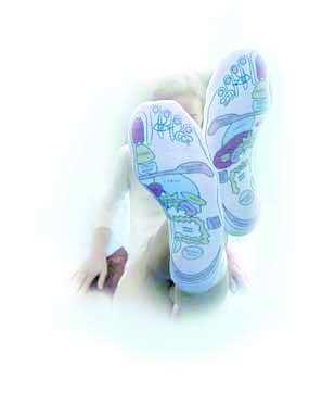 GoWell Gesundheitssocken Reflexzonen-Socken WELLNESS-SET Reflexzonen-Socken WELLNESS-SET Energie für Körper und Seele durch entspannende und wohltuende Fußmassage weiß mit ausführlicher