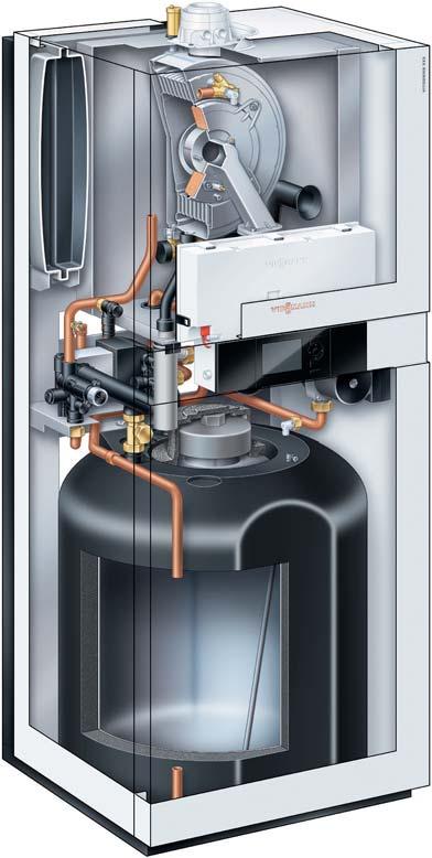 Der bewährte MatriX-Gasbrenner mit Lambda- Pro-Control-Verbrennungsregelung passt sich automatisch an sich verändernde Gasqualitäten an und garantiert einen konstant hohen Norm-Nutzungsgrad von 98