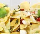 10454 Pasta und Reismehl, Ricotta, Gruyère ohne Laktose Mezzelune Mozzarella e Pomodori