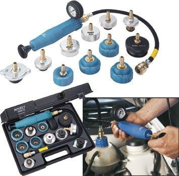 Spezialwerkzeuge Diagnose eniales Werkzeug Diagnose Kühlsystem-Tester A Produkt-Anwendungen Zuordnung Kühleradapter www.hazet.