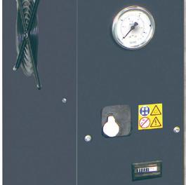 Direkteinschaltung über Druckschalter), als auch den Steuerkreislauf samt Trafo und der elektronischen Steuerung Easy Tronic Micro II (ebenfalls ab 5,5KW serienmäßig).